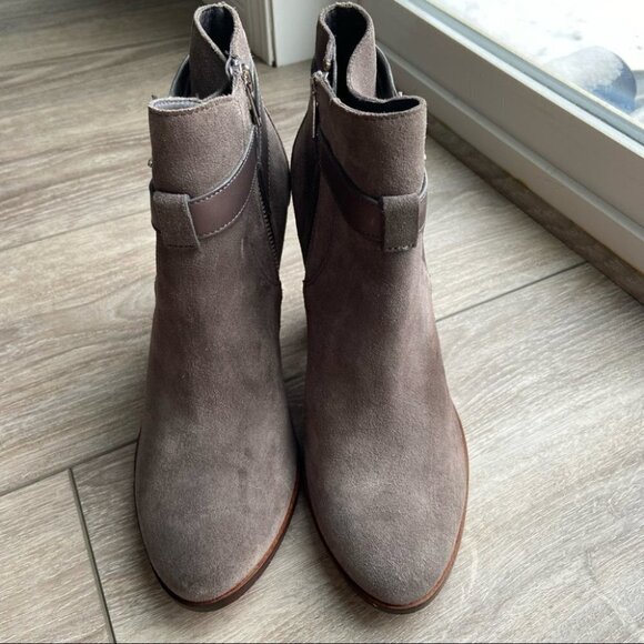 Cole Haan Minna Suede Leather Ankle Bootie - Picture 4 of 16